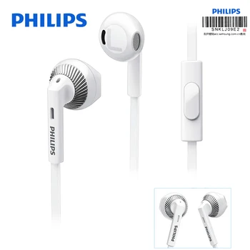 Philips Žične Slušalke SHE3205 s 3,5 mm Vtič Mikrofona V-Uho za Loptap Ipad MP4 Pametni telefon Galaxy 8 Uradni potrditvi