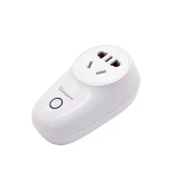 Sonoff S26 WiFi Smart Vtičnico US/UK/EU Brezžični Plug električnih Vtičnic Pametni Dom Stikalo za Delo Z Alexa Google Pomočnik IFTTT