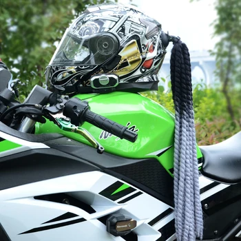 Kakovost FreeStyle Motoristična Čelada ročno Dreadlocks Dekoracijo Punk Umazane Vezalke Motokros Dirke za Vse Voznike Moški Ženske