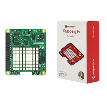Uradni Raspberry Pi Občutek KLOBUK 8x8LED Matriko Zračni Tlak, Temperatura, Vlažnost zraka Senzor za Raspberry Pi 4 Model B/3B+/3B