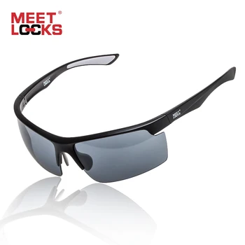 MEETLOCKS Športna sončna Očala Kolesarjenje Očal Okvir Očal UV400 Zaščito Za Različne Športe, Kolo Jahanje, Kolesarjenje, Tek, Pohodništvo