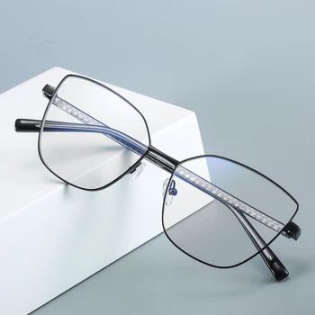 Mačka Oči Modre Svetlobe Blokiranje Očala Zaščito Za Oči Kovinski Okvir Očala Ženske Kratkovidnost Optična Očala Okvirji Lunette De Vue
