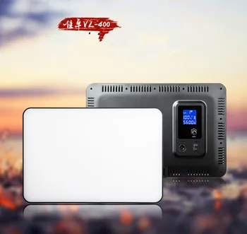 Novo VILTROX VL-400 Super slim Bi-color 3300-5600K Brezžični Daljinski LED Video Luč za fotoaparat poročne fotografije