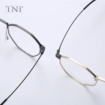 TNT Čistega Titana+Aluminija-Magnezij Proti Blue Ray Očal Okvir Moških Klasičnih Kratkovidnost Optični Recept Eyeglass Okvirji Človek M06