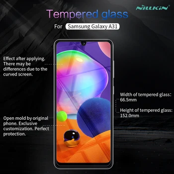 Za Samsung A31 Stekla NILLKIN Neverjetno H+Pro 0,2 MM, Anti-Eksplozije Zaščitnik Zaslon Kaljeno Steklo za Samsung Galaxy A31