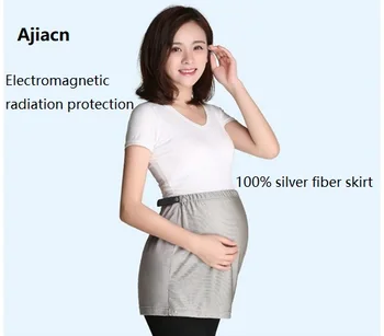 Ajiacn EMF sevanja zaščita materinstva krilo,srebrna vlakna, material,vsestranski & trpežne,sevanja dokaz krilo,pol obdan.