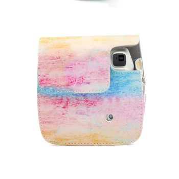Nova Hitra Kamera Torba Za Polaroid Instax Mini 9 8 8 Primeru PU Usnja Kritje z Ramenski Trak