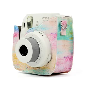 Nova Hitra Kamera Torba Za Polaroid Instax Mini 9 8 8 Primeru PU Usnja Kritje z Ramenski Trak