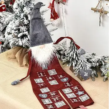 Snežak Santa Claus Adventni Koledar Božiček Božič Vrata Božič Viseči Okras Božiček Perilo Odštevanje Vrata Doma Dekoracijo