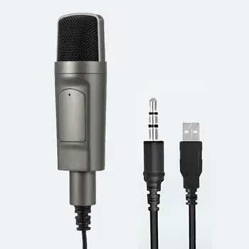 3,5 mm/USB Namizni Žični Mikrofon za igre na Srečo/Petje/Live Streaming/Snemanje