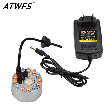 ATWFS Visoke Kakovosti 24V 12 LED Ultrazvočni Megle Maker Fogger Ultrazvočno Difuzor Vlažilnik Vodnjak Razpršilo Razpršilo Difuzor