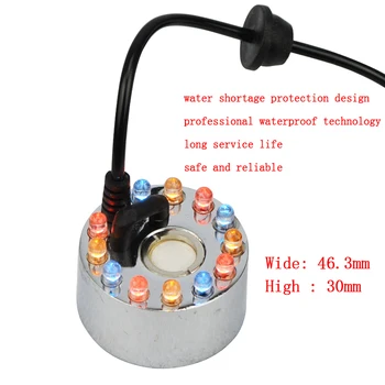 ATWFS Visoke Kakovosti 24V 12 LED Ultrazvočni Megle Maker Fogger Ultrazvočno Difuzor Vlažilnik Vodnjak Razpršilo Razpršilo Difuzor