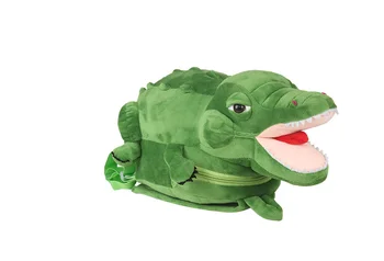 3D Cartoon Krokodil Nahrbtnik Srčkan Živali Risanka Plišastih Nahrbtnik Torba za Otroke, Otroci Darila