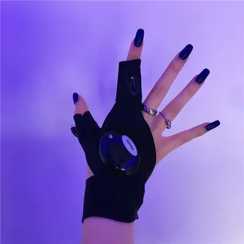 NiceMix LED pol prsta, lučka, rokavice, kul funkcijo, moških in žensk, lahko prinese tkanina dihanje bombaž