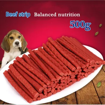 Pet Hranjenje Živil, Zdrave, Okusne Višji Pes Malica Goveji palica 500g Pasje Hrane Usposabljanje Prigrizki