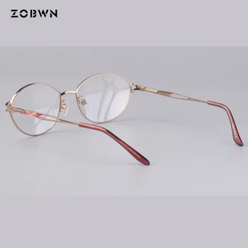 Očala ženske cvetje optičnih slik polno platišča super svetlo roza barvo za lady lahko dal obravnavi očala leče, časopisni papir računalnik