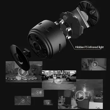 A9 Mini Kamera Telecamera WIFI HD 1080P Senzor za Nočno opazovanje Mikro Kamere Gibanja DVR Video Brezžična nadzorna Kamera