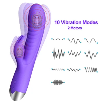 G Spot Vibrator Rabbit Vibrator za Ženske Klitoris Stimulator Vibrator Ženska Vagina Massager Sex Igrače za pare Odraslih Izdelki