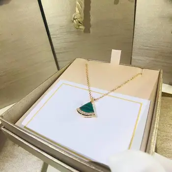 Prvotne blagovne znamke clavicle verige Moda lady ogrlica nakit Barvit emajl obesek Valentinovo darilo spovedi nakit