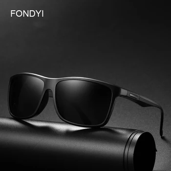FONDYI italijanski Design Moški Oblikovalec sončna Očala UV400 Šport Odtenki UV400 sončna Očala Nov Pravokotnik oculos de sol z ohišjem