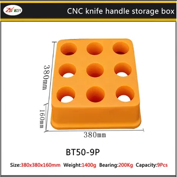 BT30 BT40 BT50 Nož ročaj škatla za shranjevanje , Visoko trdnost ročaj umestitev polje,CNC škatla za orodje