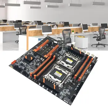 X99 Dual CPU Motherboard Stabilen, Hiter Računalnik Vezje Visoke hitrosti Povezave Za Domačo Pisarno