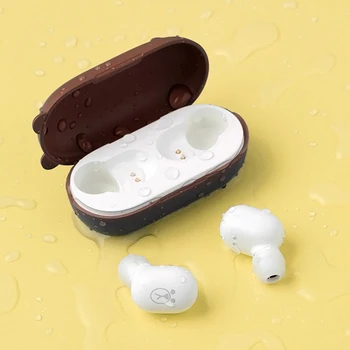 TWS Brezžične Slušalke Bluetooth 5.0 Hifi Stereo Glavo Telefon Srčkan, Športni Nepremočljiva Svetlobe občutek Čepkov za Slušalke