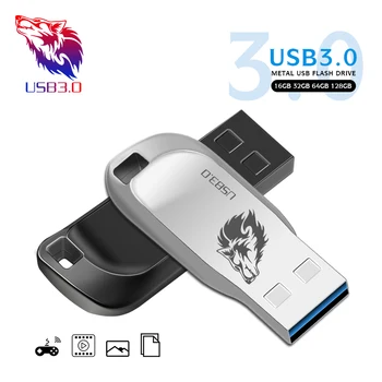 Resnična zmogljivosti USB Flash Diski 64gb 128gb mini usb 8GB 16GB 32GB kovinsko pero ključ usb disk, flash pomnilniško kartico pendrive stick