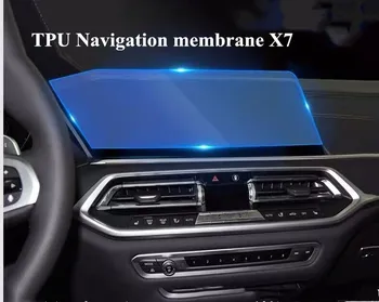 Nalepke Za BMW pregleden Spodbujanje TPU Film nalepke Za bmw x7 2019 Navigacija Nadzor Notranjosti Avtomobila dodatki