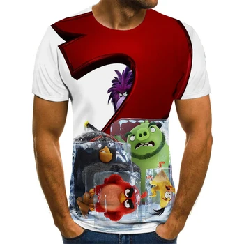 2020 novo 3D tiskanje moda risanka moška majica kratek rokav poletje 3D tiskanje O-vratu fashion majica T-shirt