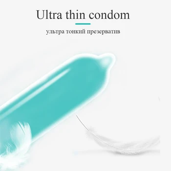 Mio Kondomi Ultra Tanek 003 Ledu Občutek Dvojno Mazalna Naravna Hialuronska Kislina Penis Rokav za Moškega Spola Proizvodi, Igrače Kondom