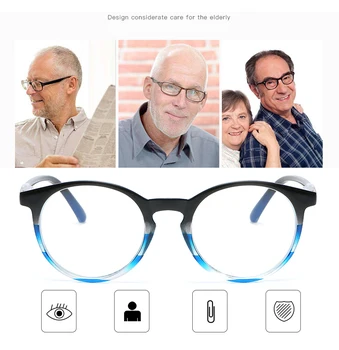 Elbru Krog Okvir Obravnavi Očala Za Moške, Ženske Računalnik Optični Očala Daljnovidnost Anti Modra Svetloba Obravnavi Očala Očala