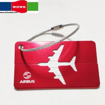 Airbus/Boeing Kovinski Prtljage Oznako Aluminij Zlitine Srebra Letalo Zraka Potovanja Oznake Identitete Avto Zaklepanje Posebna Osebnost Kul Pribor