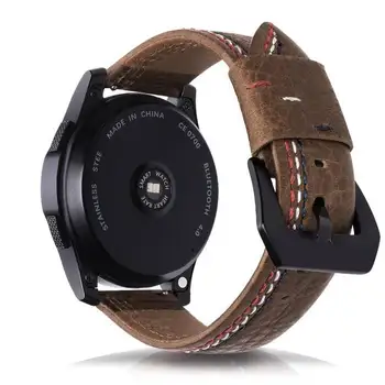 Handcraft Usnje 22 mm Hitro Sprostitev Watch Trak Pasu za Samsung Prestavi S3 Frontier/Classic/Huawei watch 2pro/Prodnata čas