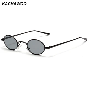 Kachawoo majhne ovalne retro sončna očala moških do leta 2018 poletje kovinski okvir rdeča rumena vintage sončna očala za ženske krog uv400