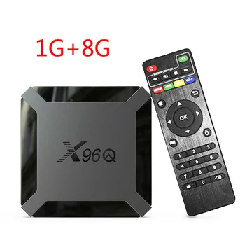 X96Q Android 10.0 Smart TV BOX 16GB 2GB Allwinner H313 Quad Core 4K Mini Set top hitro tv box 2.4 G Wifi Youtube pk X96