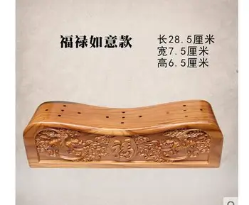 Vzglavnik vratnega vretenca blazino breskev lesa Masivnega Lesa Blazino Masaža Lesa Carvinga Darilo za Tradicionalni Kitajski Medicini