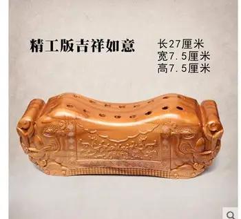 Vzglavnik vratnega vretenca blazino breskev lesa Masivnega Lesa Blazino Masaža Lesa Carvinga Darilo za Tradicionalni Kitajski Medicini