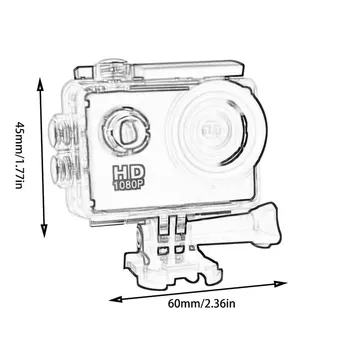 2,0-PALČNI Zaslon, Dual Športnih DV delovanje Fotoaparata Vodoodporni Fotoaparat