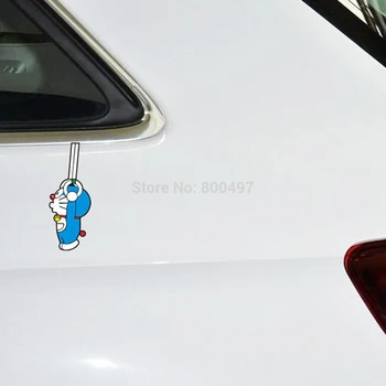 20 x Najnovejši Doraemon Strani Obroči Auto Nalepko, Nastavite Risanka Avto Okno Nalepke Avto Odbijača Nalepko Ustvarjalne Vzorec Vinil