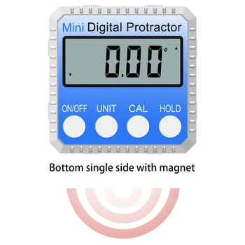 360-Stopinjski Mini Digital Merilnikom. Visoko Natančnost Elektronske Goniometer Inclinometer Kota Finder Meritev Kota Polje