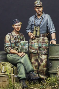 1/35 Smolo, Številke Modela Kompleti WW2 nemška Oklepno Vojak Summer SET Nesestavljeni unpainted