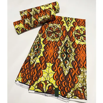 Novih bombaž pravi java design ankara afriške vosek tiskanja tkanine 6yards vosek brocade afriške vosek tiskanje tkanine za obleko