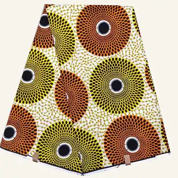 Novih bombaž pravi java design ankara afriške vosek tiskanja tkanine 6yards vosek brocade afriške vosek tiskanje tkanine za obleko
