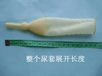 50pcs Sterilizirati enkratno uporabo Medicinske moški urina zbiralec iz Lateksa urina vrečko zunanje kateter, velikost 25 mm 30 mm 35 mm 40 mm izbrati