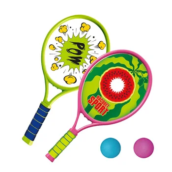 Otroci Teniški Lopar Play Set 2 Ujemanje Kroglice na Prostem Vadbo Otrok je Fitnes Oprema Za 2 Osebi Tenis Tekme igrače