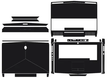 KH Posebne Laptop Brušena, Bleščice, Nalepke, Kožo Kritje Protector za Alienware 15 R3 ALW15C 15.6-inch 2016 sprostitev