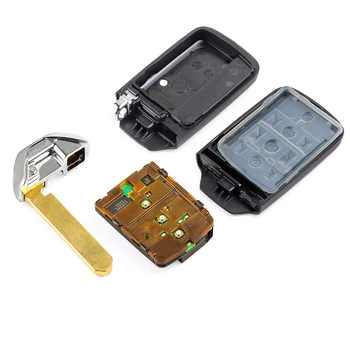 KEYECU VPRAŠATI 434Mhz ID47 Smart Remote Key Fob 3 Gumb za Honda Mesto Jazz Državljanske Milost - FCCID: KR5V2X