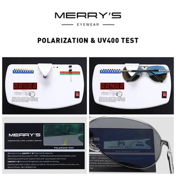 MERRYS DESIGN Moških Klasičnih Aluminijastih HD Polarizirana Pilotni sončna Očala Letalski Okvir Za Vožnjo UV400 Zaščito S8725