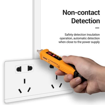 Ne Kontaktna Napetost IZMENIČNEGA toka Detektor 12V-1000V občutljivost nastavljiva Pero slog tester merilnik napetosti indikator voltmeter